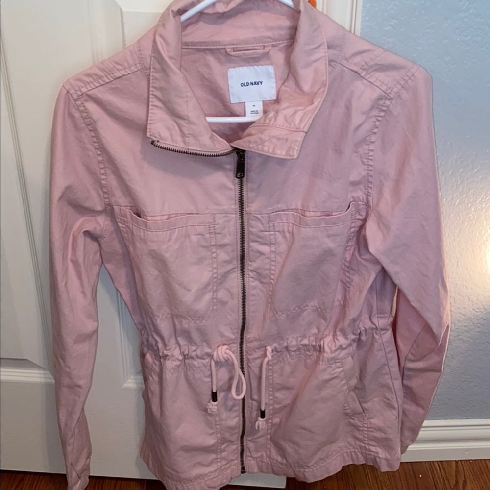 Pink cargo jacket!!
